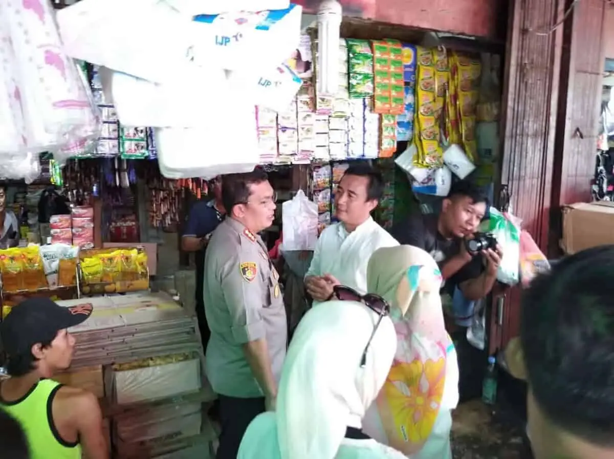 Jelang Natal dan Tahun Baru, Kapolrestro Tangerang Kota Sidak di Dua Pasar 