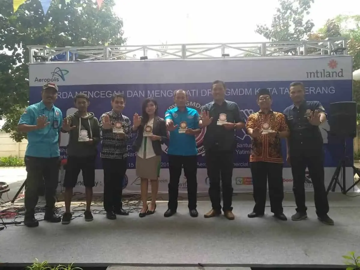 GMDM Bersama BNN Kota Tangerang Santuni Puluhan Anak Yatim Piatu