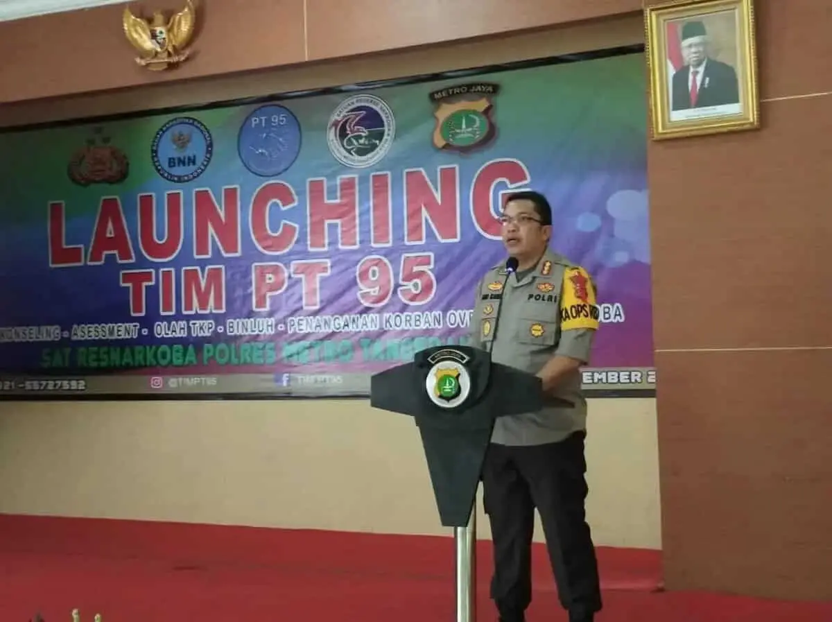 Cegah Peredaran Narkoba, Polrestro Tangerang Kota Bentuk Tim Patriat Tama 95
