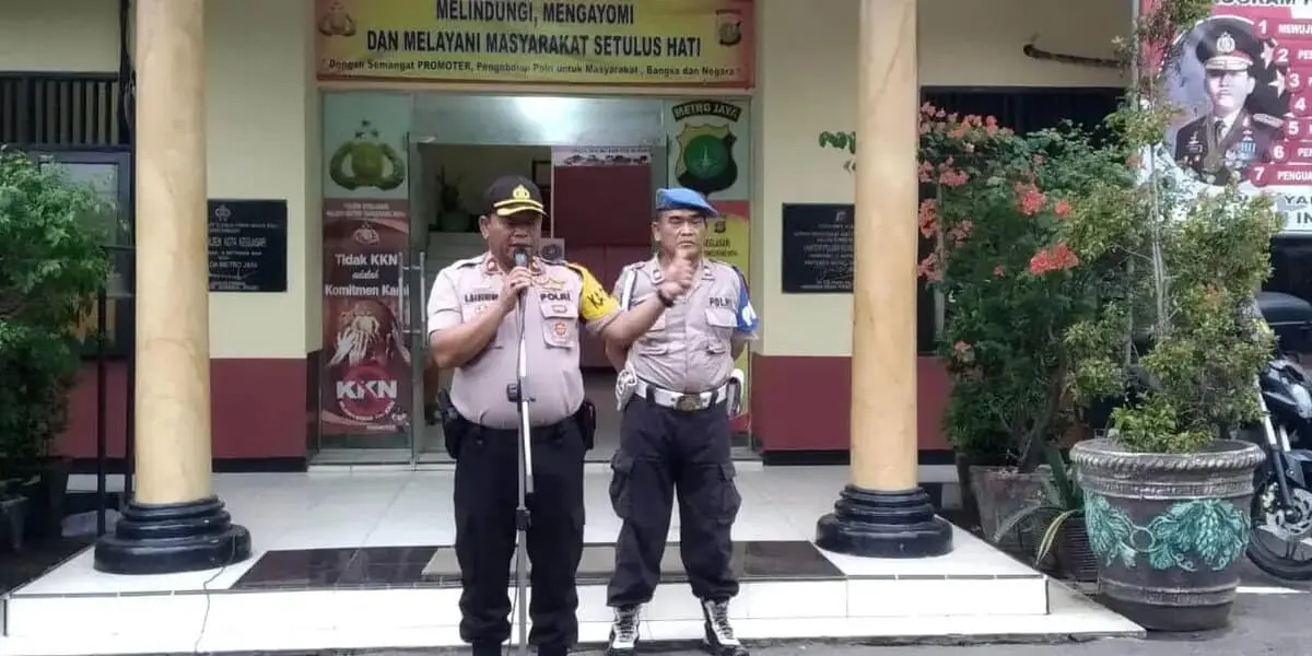 Jelang Pergantian Malam Tahun Baru,Polsek Neglasari Gelar Apel Pasukan