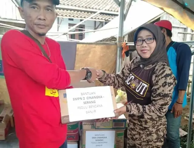 Pramuka Cinangka Peduli Banjir Lebak Pramuka Cinangka Peduli Banjir Lebak
