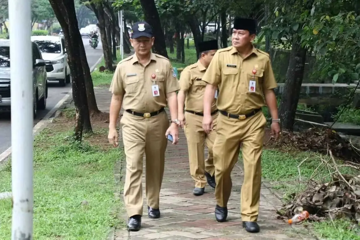 Cek Disiplin Pegawai, Sekda Sidak Gedung Lingkup Dinas