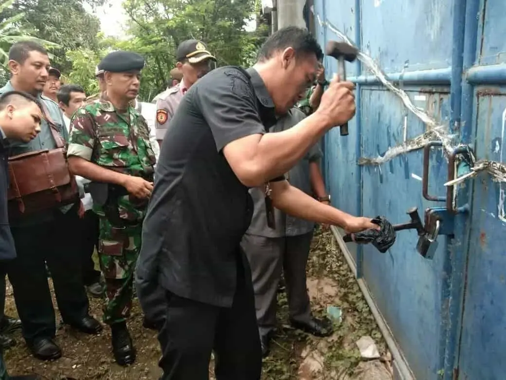 Aparat Gabungan Jaga Ketat Eksekusi Lahan di Batu Ceper