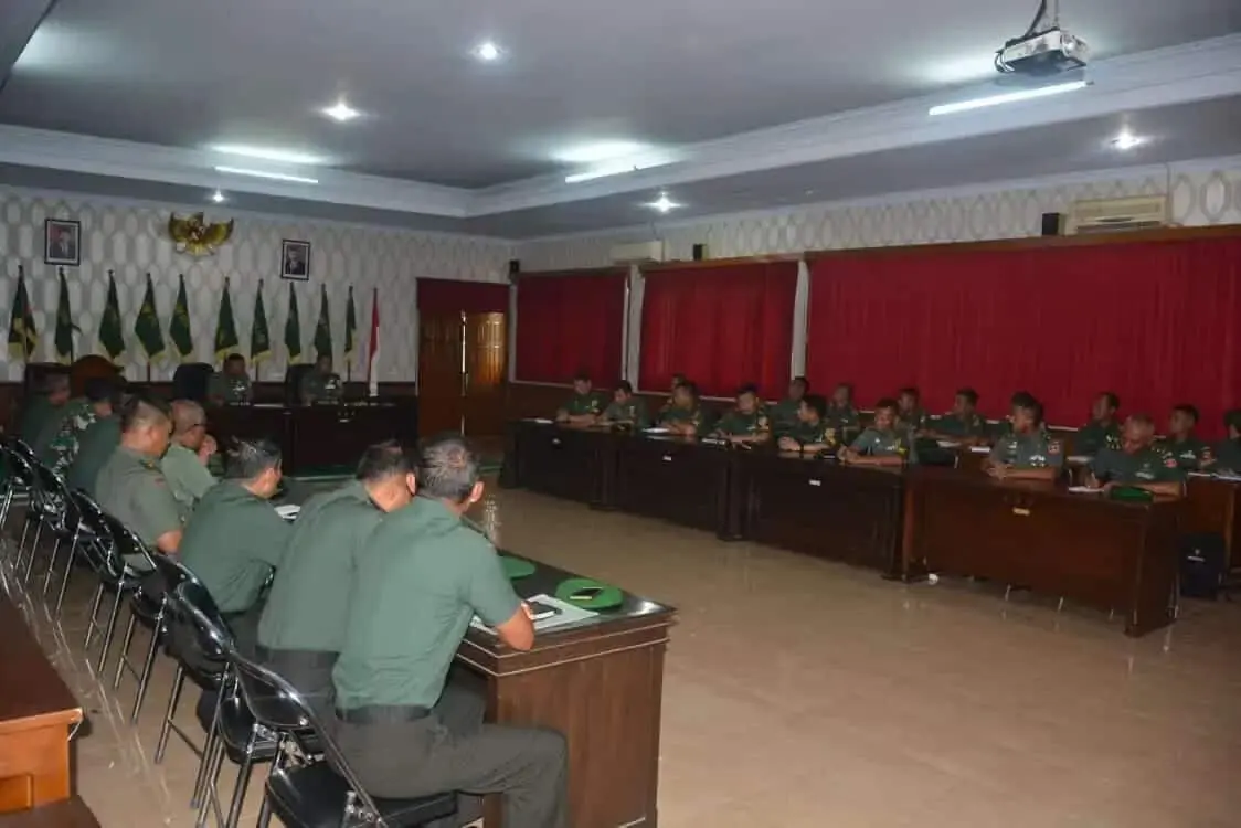 Danrem 071/Wijayakusuma : Wasrik, hakekatnya merupakan salah satu fungsi kontrol dan kendali manajemen