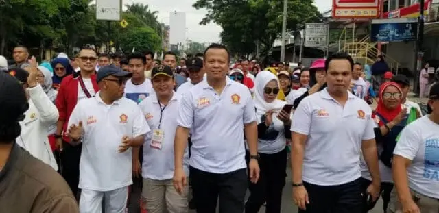 Sambut Hut Ke 12 Partai Gerindra, Ribuan Orang Ikuti Jalan Sehat Sambut Hut Ke 12 Partai Gerindra, Ribuan Orang Ikuti Jalan Sehat