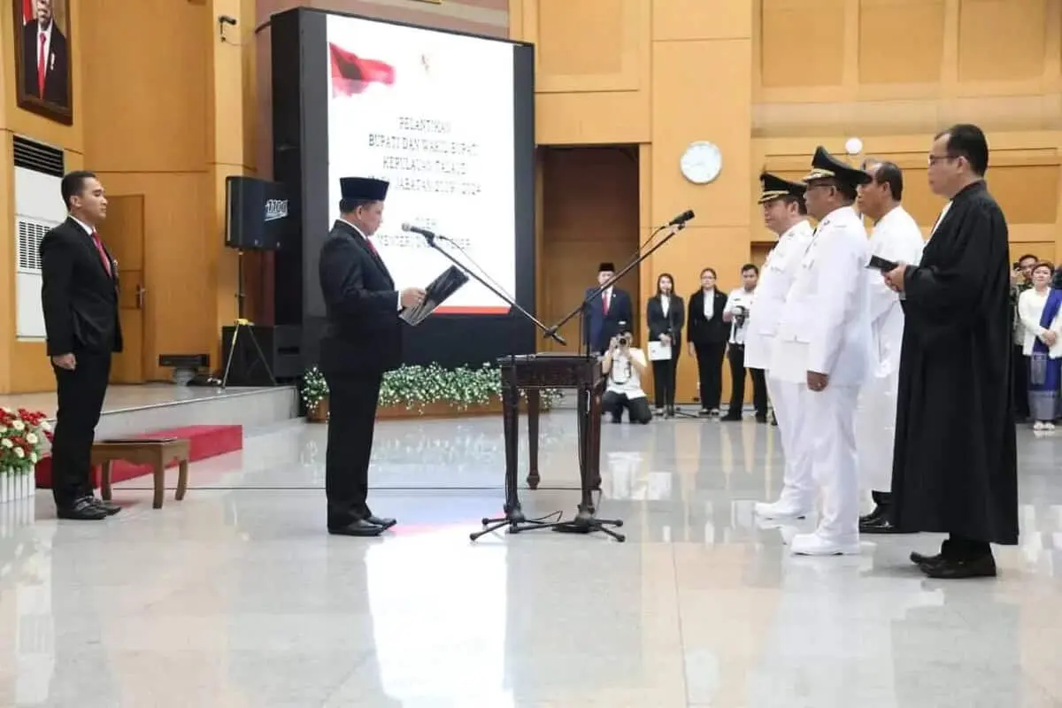 Mendagri  Lantik Bupati dan Wakil Bupati Kepulauan Talaud