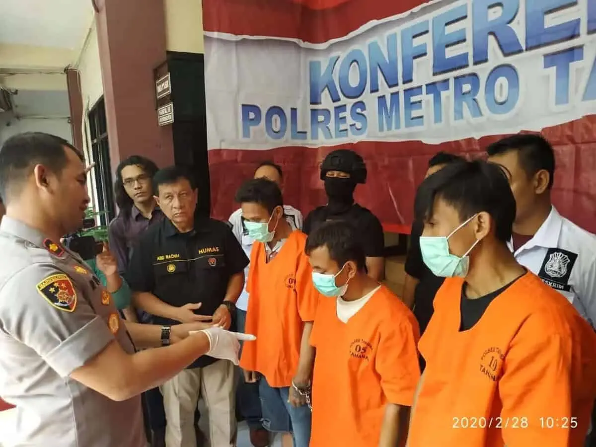 Komplotan Pencuri Rumah Kosong di Kota Tangerang, Dibekuk Polisi