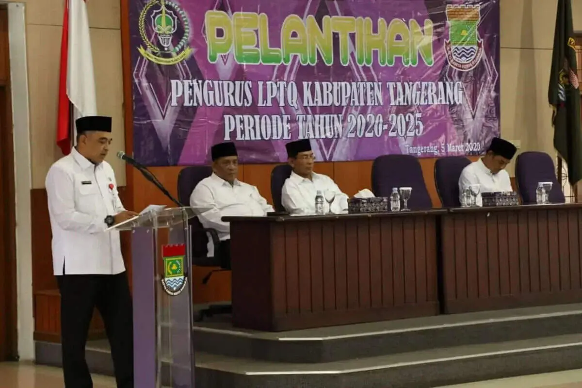 Bupati Zaki Lantik Pengurus LPTQ Kabupaten Tangerang