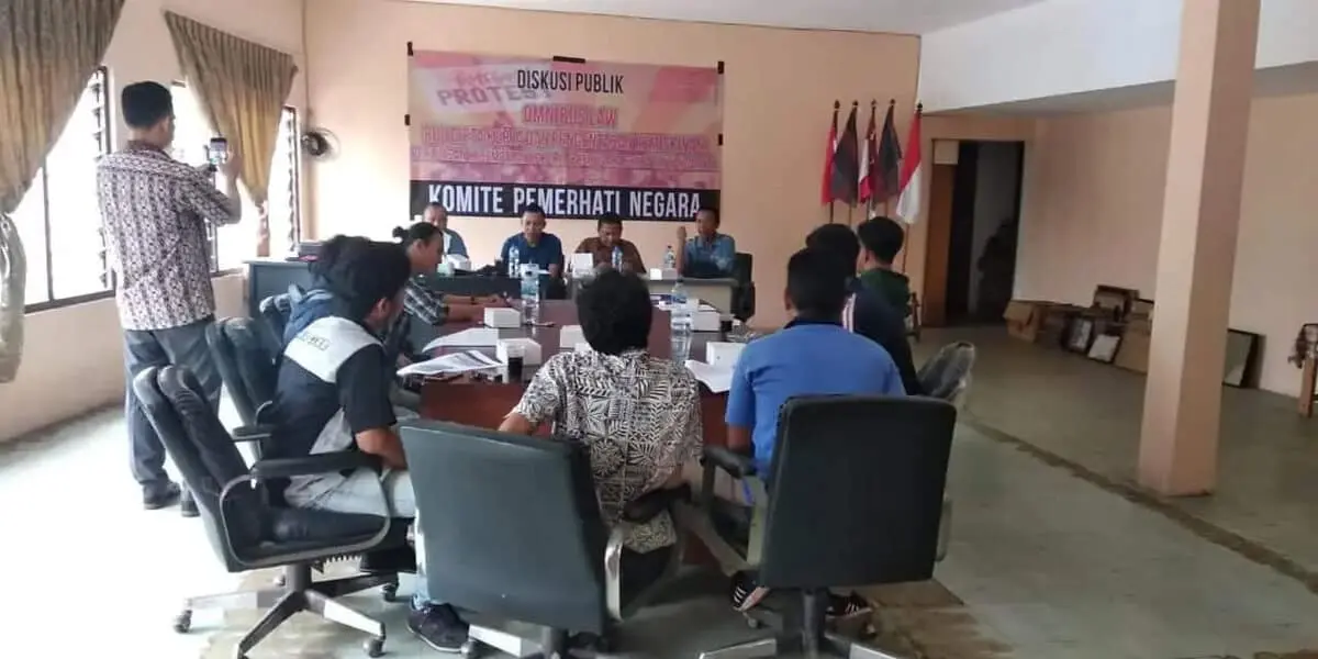 Komite Pemerhati Negara, Gelar Diskusi Omnibus Law