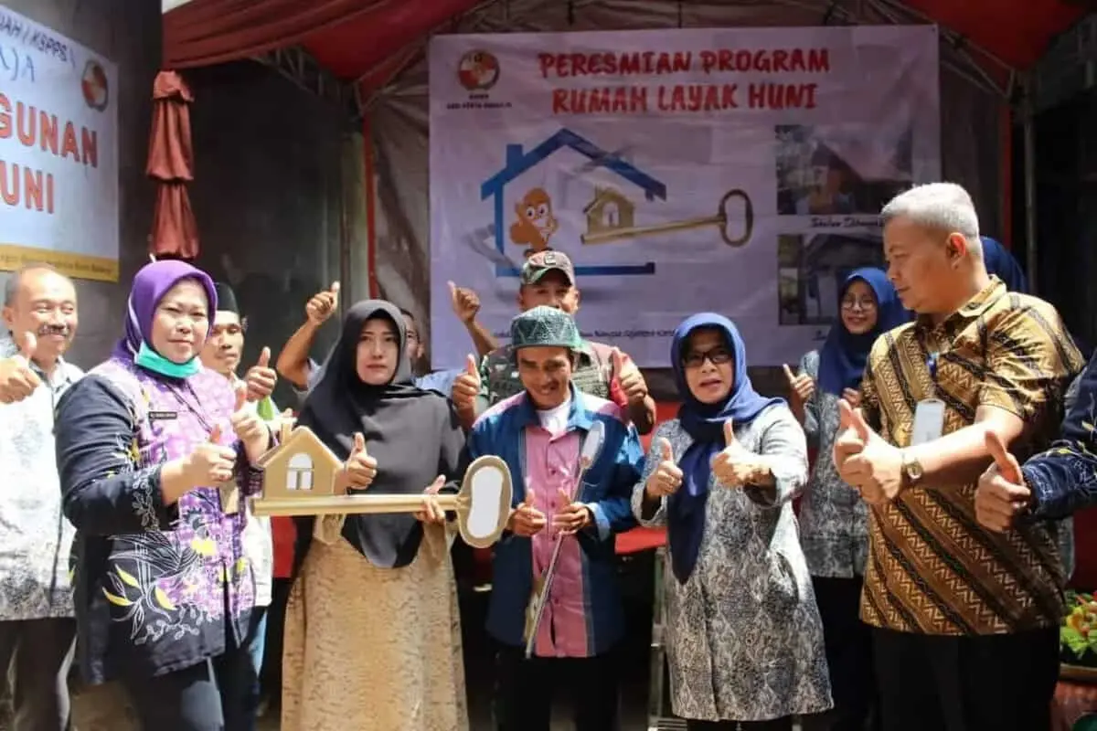 Kadis Koperasi Resmikan Rumah Layak Huni Milik Ibu Rohaeti