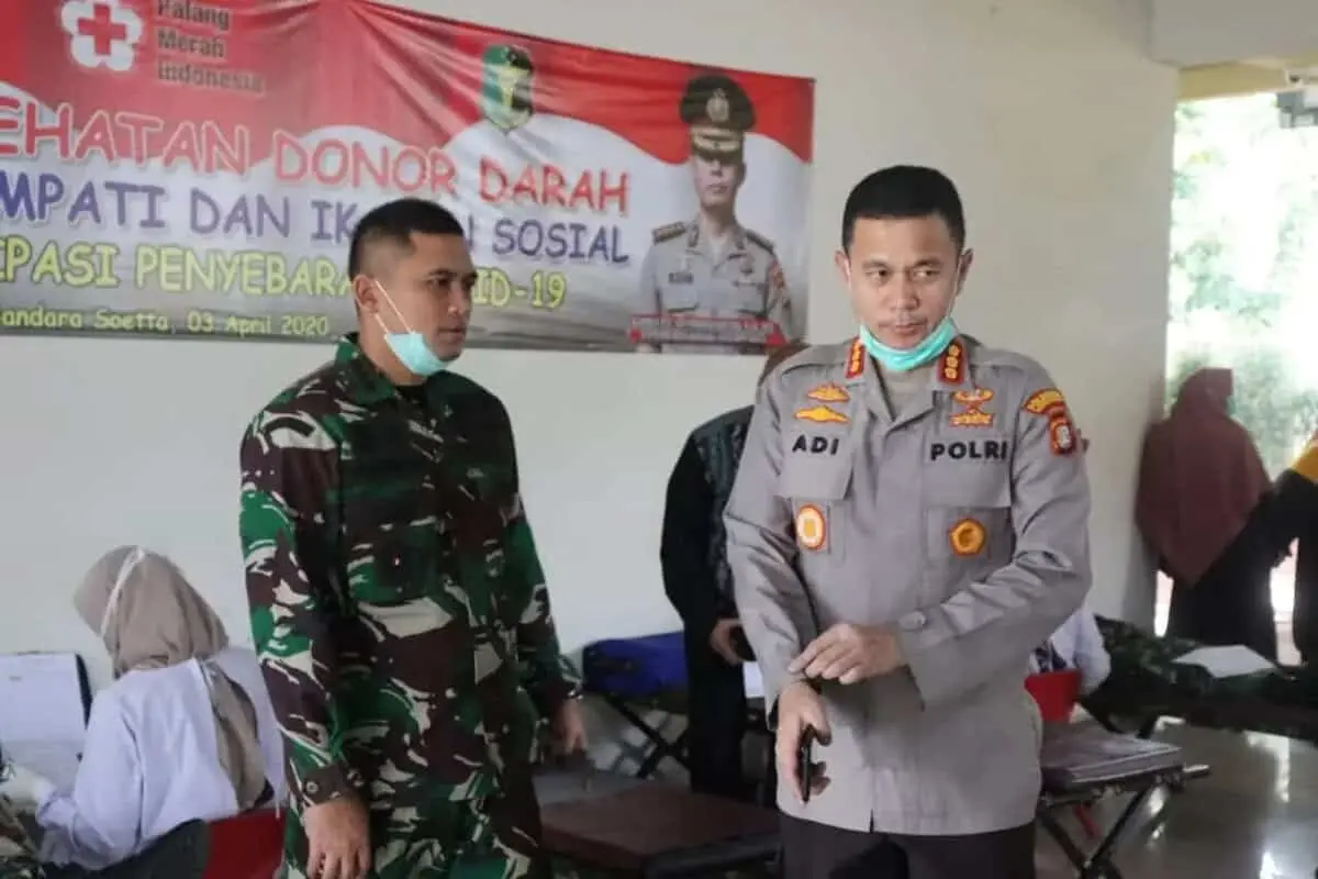 POLRI Peduli Kesehatan, Polresta Bandara Soetta Gelar Aksi Donor Darah
