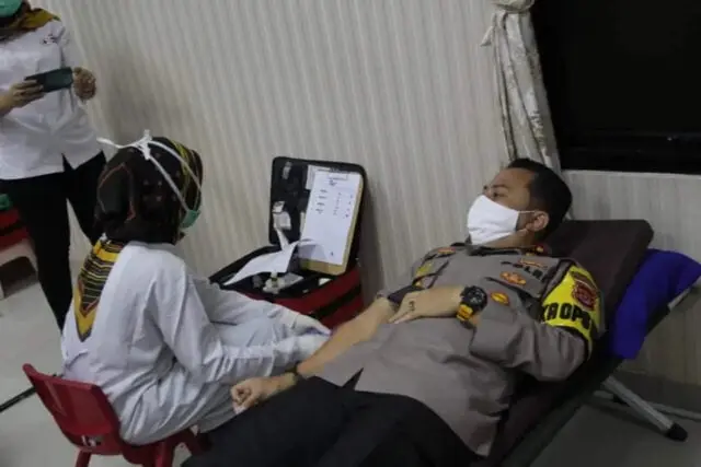Bantu Penyediaan Darah, Polresta Tangerang Gelar Aksi Donor Darah Bantu Penyediaan Darah, Polresta Tangerang Gelar Aksi Donor Darah