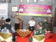 Percepatan Penanganan Covid-19, Kapolresta Tangerang Kunjungi Gugus Tugas dan Relawan di Cisoka