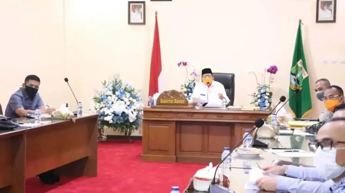 Forkopimda Banten Gelar Ratas Pembahasan Penetapan PSBB