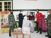 Kodim 0734/ Yogyakarta Terima Bantuan APD Dari Hj Widodo Kodim 0734/ Yogyakarta Terima Bantuan APD Dari Hj Widodo