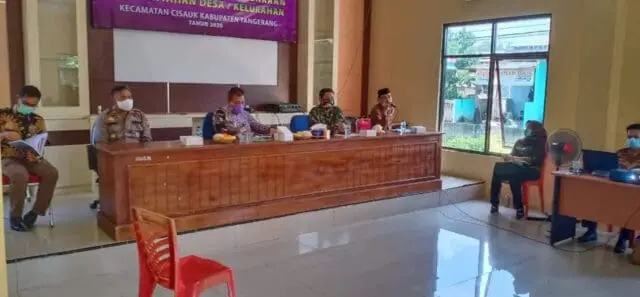Jelang PSBB, Muspika Kec Cisauk dan Gugus Tugas Gelar Sosialisasi Kesiagaan Covid-19