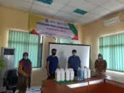 Badak Perkasa Group Salurkan Bantuan Cairan Disinfektan Untuk Puskesmas Cikuya. Badak Perkasa Group Salurkan Bantuan Cairan Disinfektan Untuk Puskesmas Cikuya.
