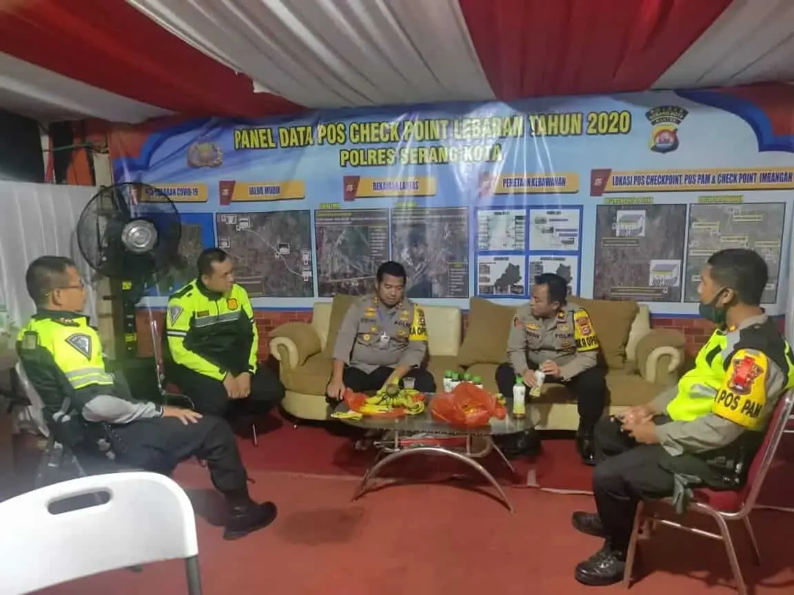 Hari Ke 9 Ops Ketupat Kalimaya 2020, Kapolres Serang Kota Tinjau Chek Point Hari Ke 9 Ops Ketupat Kalimaya 2020, Kapolres Serang Kota Tinjau Chek Point