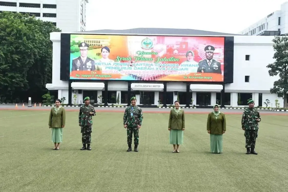Kasad Jenderal TNI Andika Perkasa Pimpin Sertijab Danpusterad