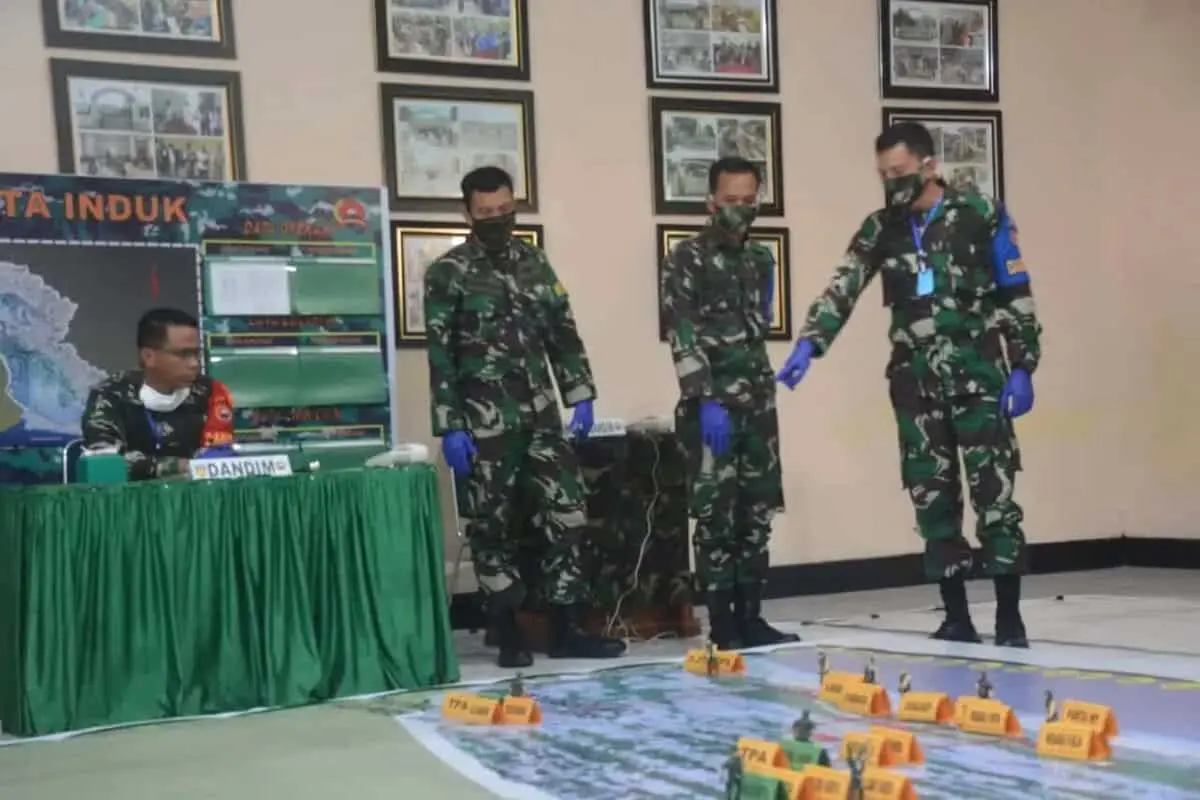 Danrem 071/Wk : Latposko I, Latih Satuan Dalam Penanggulangan Bencana Alam di Wilayah Kodim 0703/Cilacap