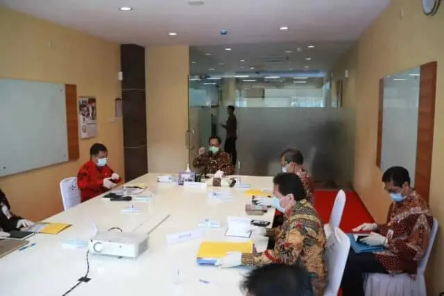 Mendagri/ Kepala BNPP dan Pejabat BNPP Bahas Pengembangan Kawasan Pendukung Tiga PLBN Mendagri/ Kepala BNPP dan Pejabat BNPP Bahas Pengembangan Kawasan Pendukung Tiga PLBN