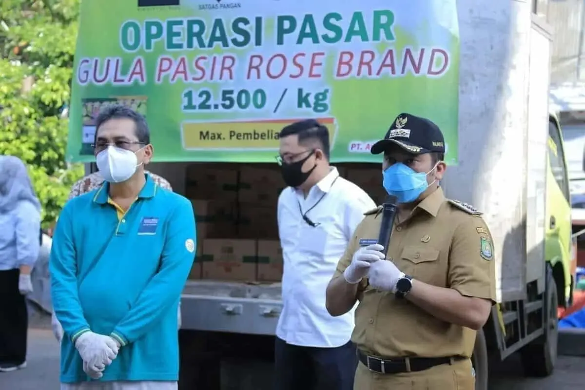 Sidak Pasar Anyar, Mendag Pastikan Pasokan Gula Aman Menjelang Lebaran