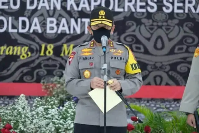 Kapolda Banten Pimpin Sertijab PJU dan Kapolres Serang Kota Kapolda Banten Pimpin Sertijab PJU dan Kapolres Serang Kota