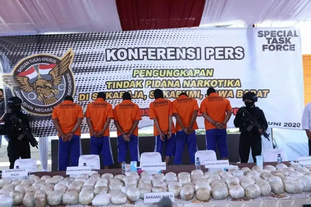 Polri Kembali Tangkap Sindikat Narkoba, Sita 402.380 Kilo Gram Sabu