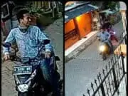 Dua Pelaku Pencuri Sepeda Motor di Tangerang Terekam CCTV