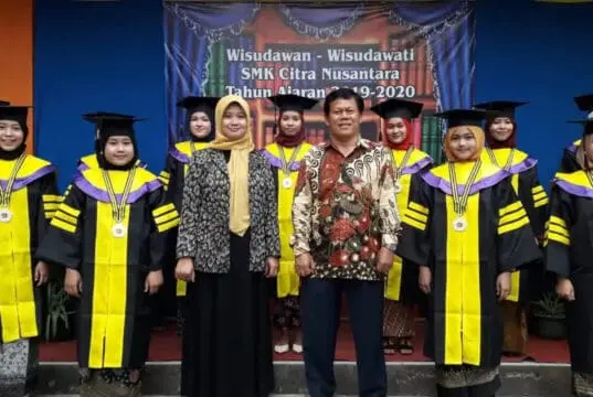 Ditengah Pandemi Covid-19, SMP dan SMK Citra Nusantara Tetap Wisuda