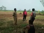 Jaga Ketahanan Pangan, Polsek Cisoka Cek Kesiapan Lahan