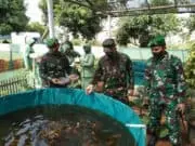 Danrem 071/Wijayakusuma Apresiasi Budidaya Ikan Air Tawar Sistim Bioflok