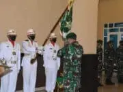 Danrem 052/Wkr Pimpin Tradisi Corps Pelepasan Perwira Pindah Satuan