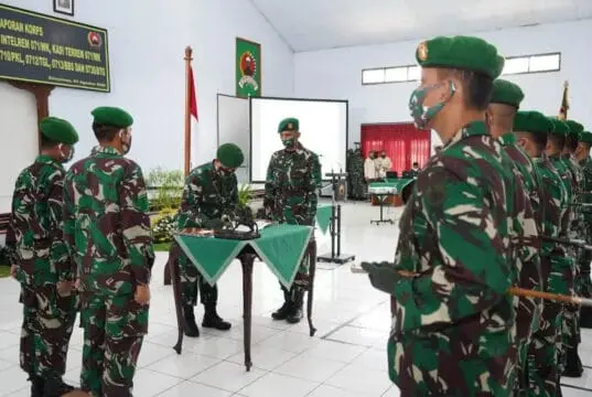 9 Jabatan Strategis di Lingkungan Korem 071/Wijayakusuma Diserahterimakan