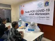 150 Wartawan Dites Swab-PCR di Gedung Dewan Pers