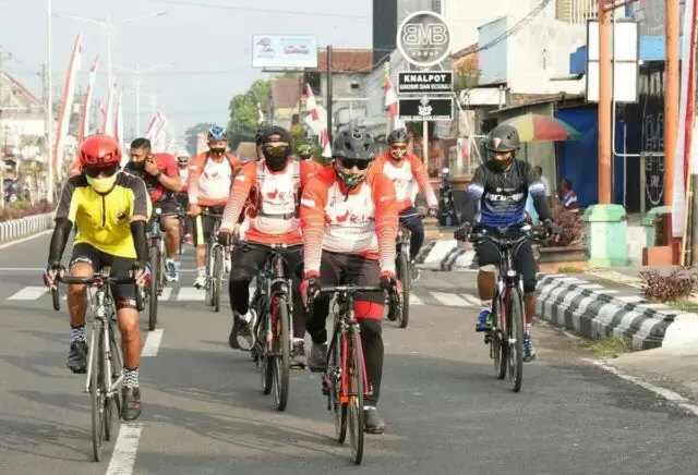Gowes Kemerdekaan Bank Indonesia, Perkokoh Sinergitas dan Soliditas, TNI-Polri Banyumas Gowes Kemerdekaan Bank Indonesia, Perkokoh Sinergitas dan Soliditas, TNI-Polri Banyumas