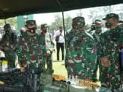 Danrem 071/Wijayakusuma Dampingi Asops Panglima TNI Cek Kesiapan Prajurit Yonif 407/PK