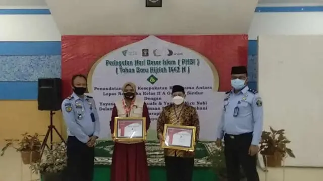 Kalapas Narkotika kelas IIA Gunung Sindur, Apresiasi Yayasan Dompet Dhuafa dan Yayasan Nirunabi Foundation Kalapas Narkotika kelas IIA Gunung Sindur, Apresiasi Yayasan Dompet Dhuafa dan Yayasan Nirunabi Foundation