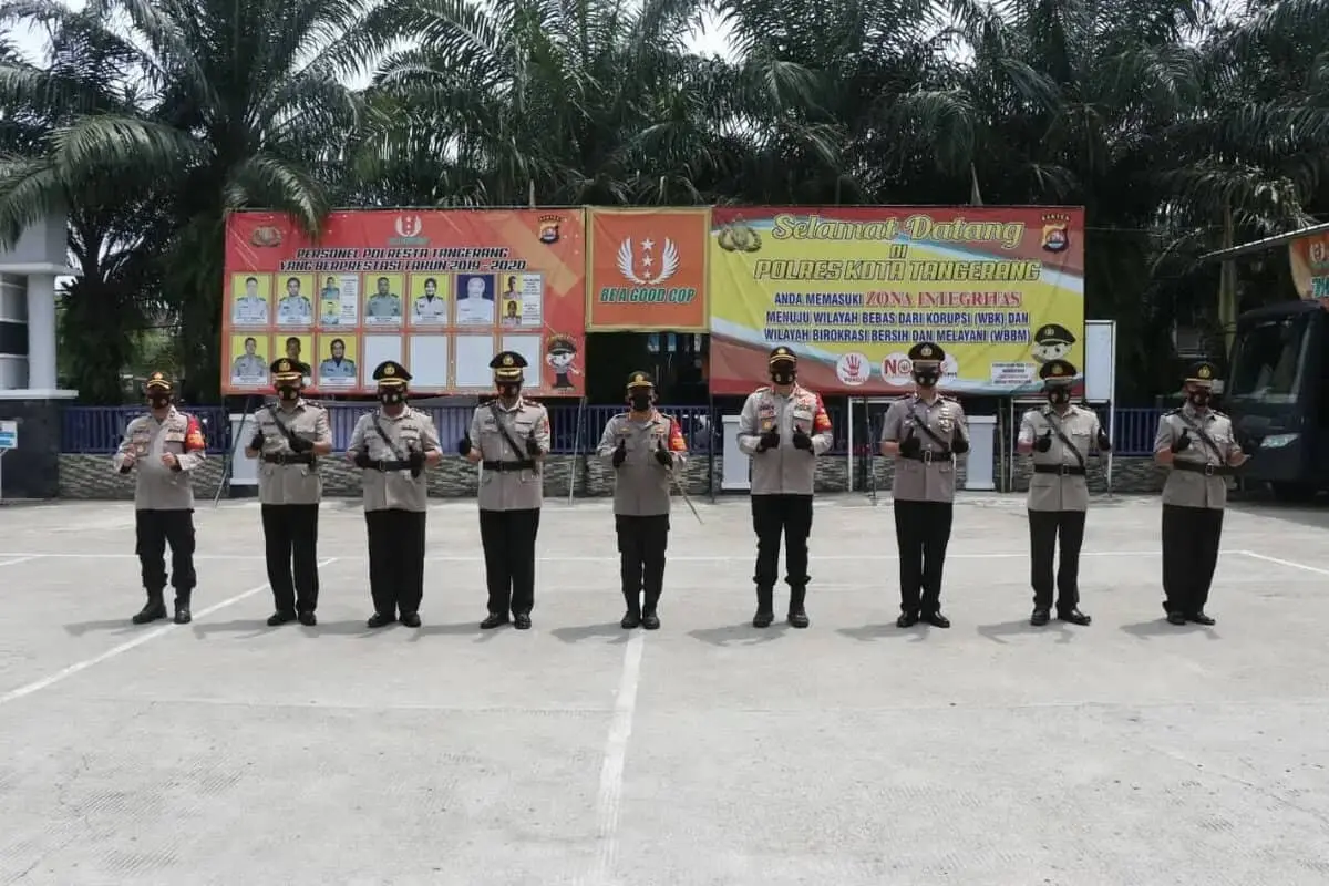 Tiga Kasat Polresta Tangerang Resmi Berganti