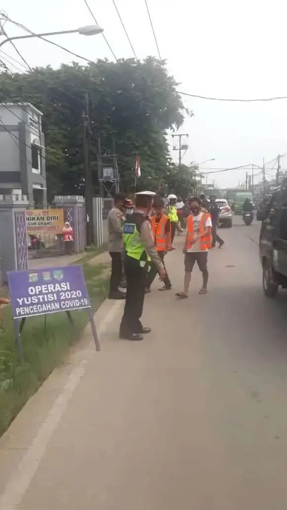 Operasi Yustisi di Curug Sejumlah Warga Kena Tegur dan Disanksi Sosial