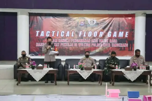 Persiapan Pengamanan Aksi Damai Buruh, Polresta Tangerang Laksanakan TFG Persiapan Pengamanan Aksi Damai Buruh, Polresta Tangerang Laksanakan TFG