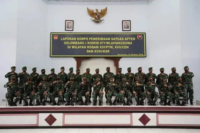 Danrem 071/Wijayakusuma Pimpin Laporan Korps Prajurit Wijayakusuma Kembali Dari Satgas Teritorial Danrem 071/Wijayakusuma Pimpin Laporan Korps Prajurit Wijayakusuma Kembali Dari Satgas Teritorial