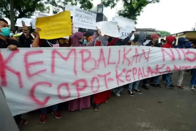 Tagih Janji, Warga Tangerang Utara Kembali Geruduk Kantor ATR/BPN Tagih Janji, Warga Tangerang Utara Kembali Geruduk Kantor ATR/BPN
