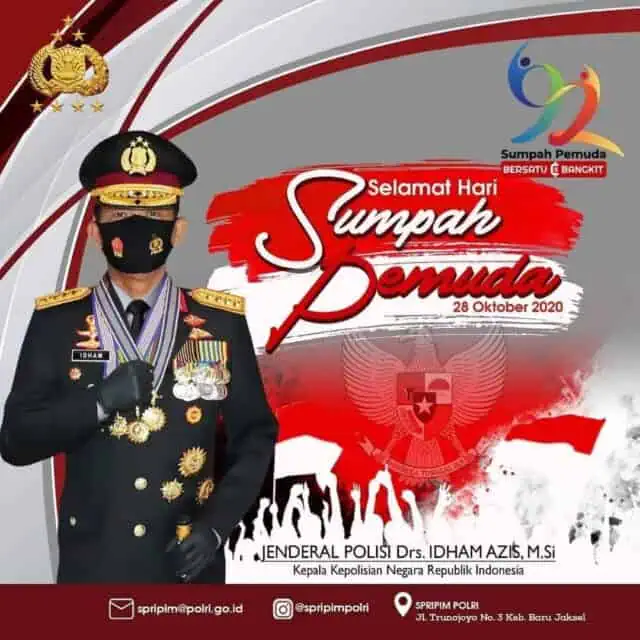 Kapolri: Pemuda berperan putus rantai penularan COVID-19 Kapolri: Pemuda berperan putus rantai penularan COVID-19