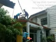 Pekerjaan Proyek di Kecamatan Kelapa Dua, Abaikan K3 Pekerjaan Proyek di Kecamatan Kelapa Dua, Abaikan K3