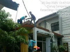 Pekerjaan Proyek di Kecamatan Kelapa Dua, Abaikan K3 Pekerjaan Proyek di Kecamatan Kelapa Dua, Abaikan K3