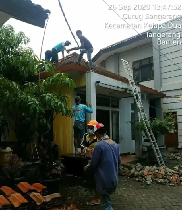Pekerjaan Proyek di Kecamatan Kelapa Dua, Abaikan K3 Pekerjaan Proyek di Kecamatan Kelapa Dua, Abaikan K3