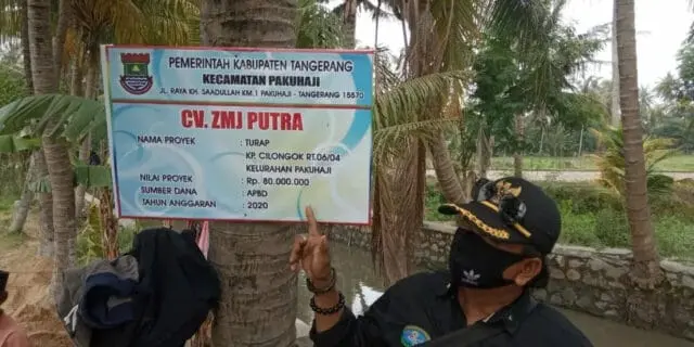 LSM Geram Banten Soroti Proyek Turap Irigasi di Pakuhaji, Kenapa? LSM Geram Banten Soroti Proyek Turap Irigasi di Pakuhaji, Kenapa?