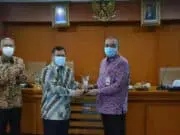 Dinas Pariwisata Kota Tangsel Studi Banding Pelaksanaan Hari Jadi Kabupaten Tangerang Secara Virtual