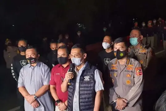 Polri Gelar 58 Adegan di 4 TKP Rekonstruksi Penyerangan Laskar FPI Polri Gelar 58 Adegan di 4 TKP Rekonstruksi Penyerangan Laskar FPI